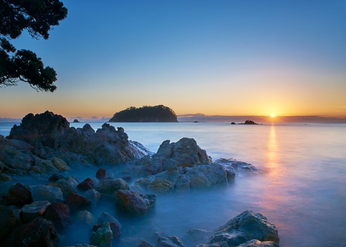 Sunrise from Moturiki Island
