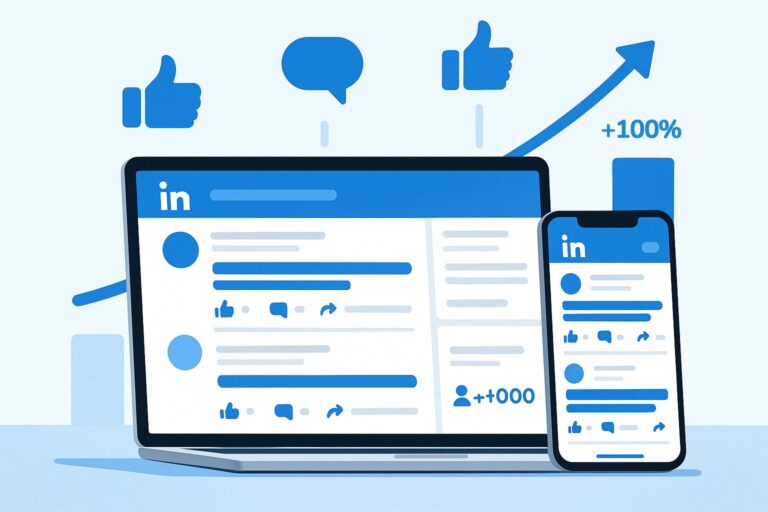 How do I make sure my LinkedIn post appears "top" for a connection?